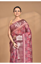 Morchari Chanderi Digital Print Saree-Multi | Grocsy