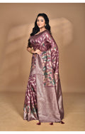 Morchari Women Desgin Linen Silk Saree-Multi | Grocsy