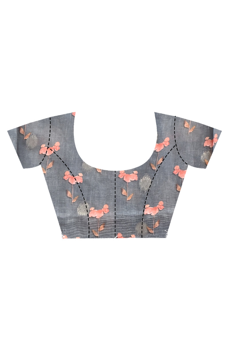 Morchari Women Desgin Linen Silk Saree-Multi | Grocsy