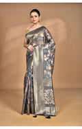 Morchari Women Desgin Linen Silk Saree-Multi | Grocsy