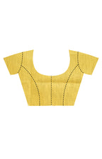 Morchari Women Desgin Chanderi Silk Saree-Yellow | Grocsy