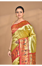 Morchari Women Desgin Banarasi Silk Saree-Multi | Grocsy