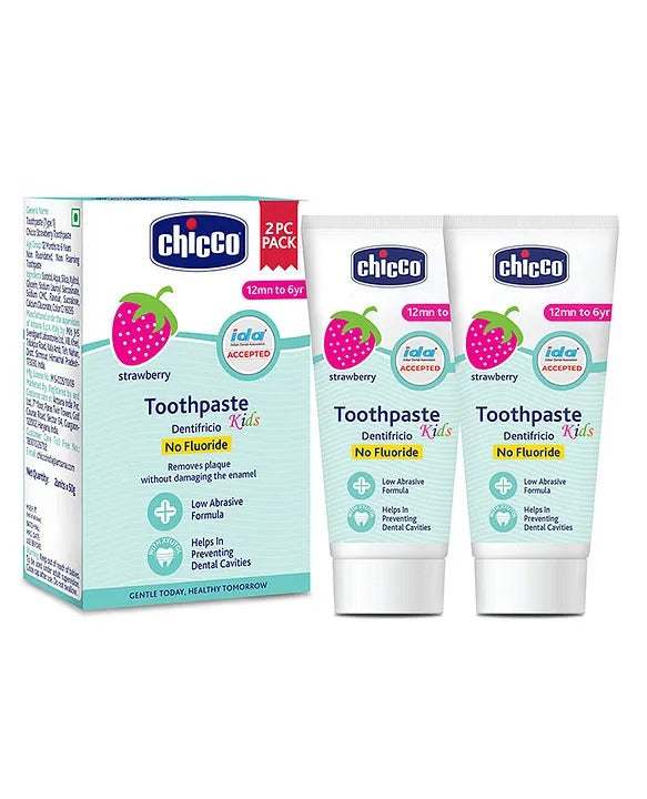 Chicco Toothpaste Strawberry Flavour | Grocsy