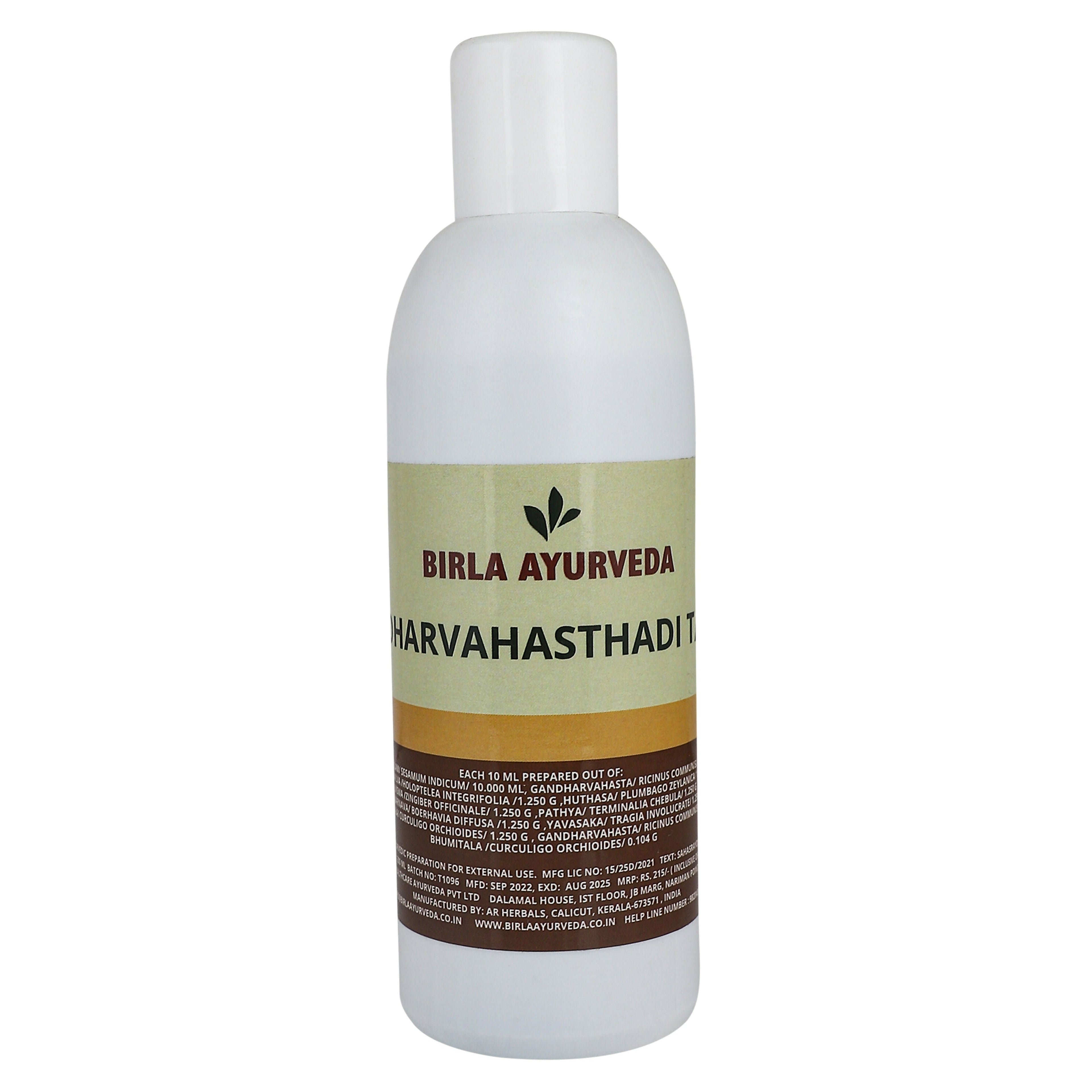 Birla Ayurveda Gandharvahasthadi Tailam | Grocsy