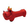Goofy Tails Latex Dog Toys - Bull (Red) | Grocsy