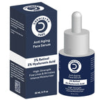 Dermistry Pure 2% Retinol 2% Hyaluronic Acid Anti Aging Moisturizer Fine Lines Wrinkles Face Serum | Grocsy