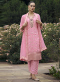 Vegaa Fashion Baby Pink Viscose Rayon Embroidered Salwar Suit | Grocsy