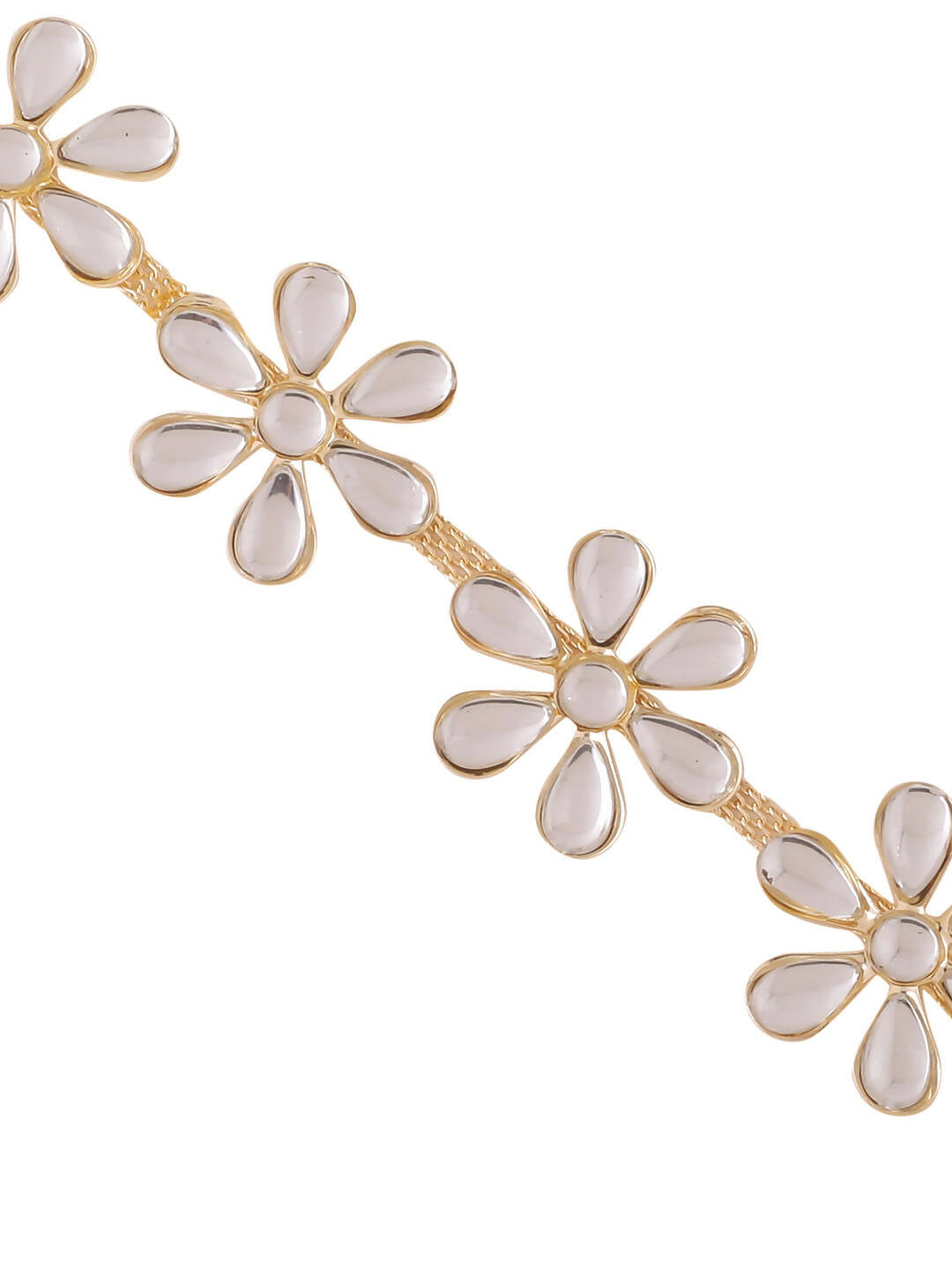 NVR Women's Gold-Polished Traditional Trending Matha Patti | Grocsy