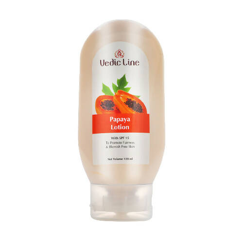 Vedic Line Papaya Lotion with SPF 15 | Grocsy