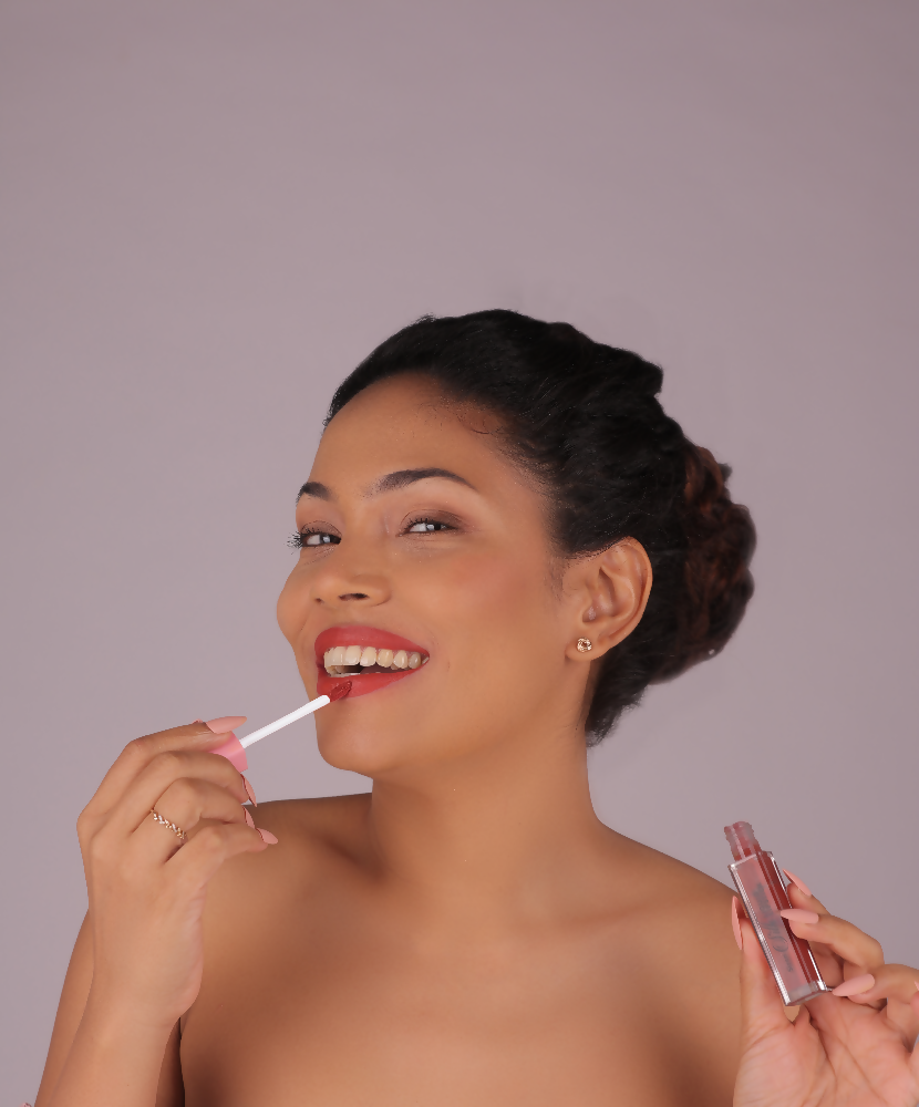 Ammoha Cosmetics Long-Lasting, Matte-Finished Cocoa Craze Color Liquid Lipstick | Grocsy