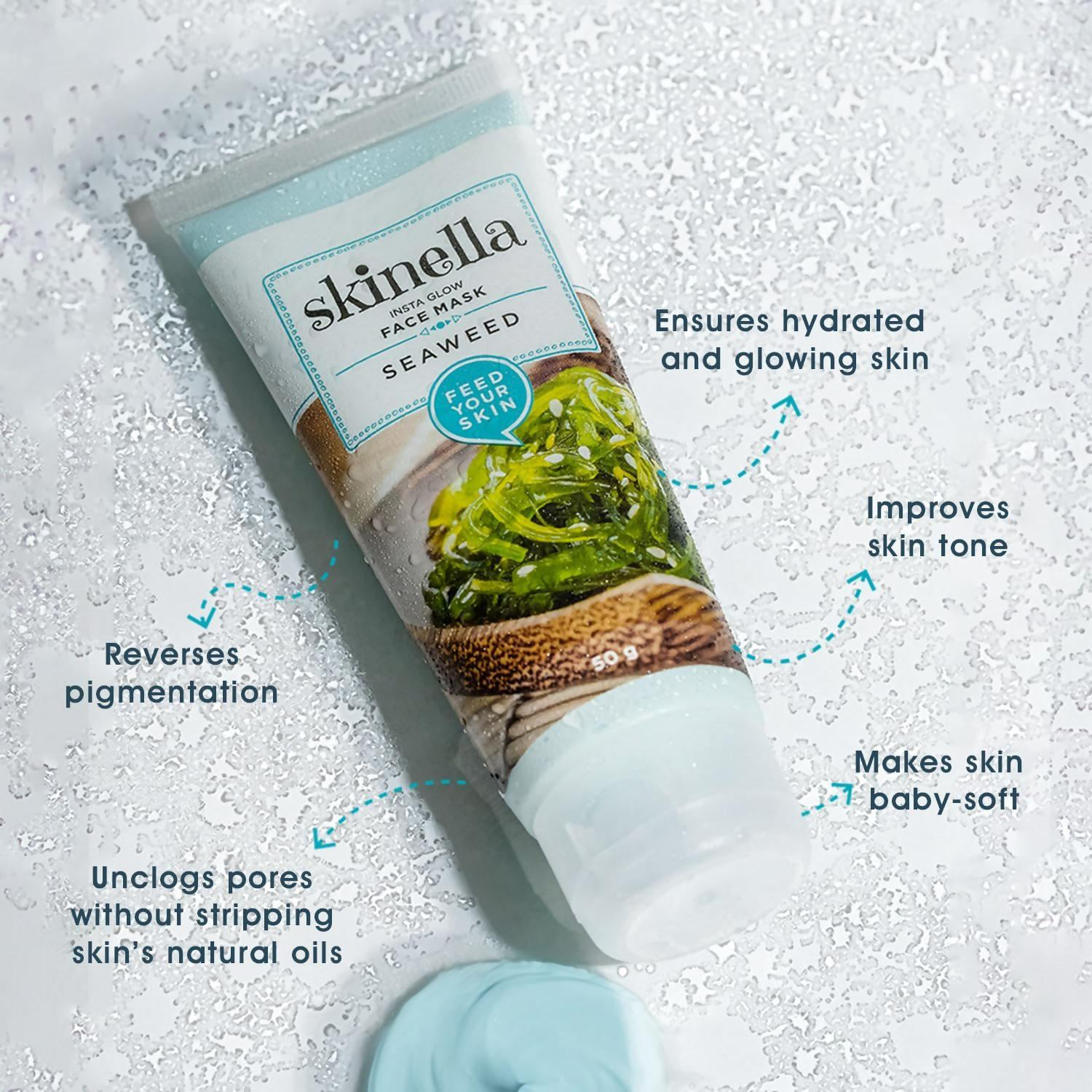 Skinella Seaweed Face Mask Paste | Grocsy