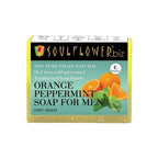Soulflower Orange Peppermint Handmade Soap For Men | Grocsy