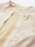 Ahalyaa Women's Traditional Wear Co-ods - Tan | Grocsy
