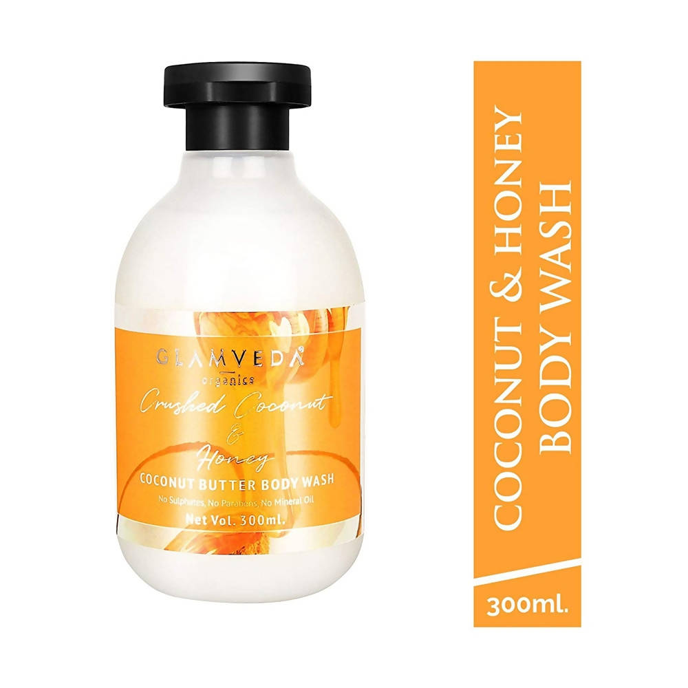 Glamveda Crushed Coconut Moisturizing Body Wash & Lotion Combo Pack | Grocsy