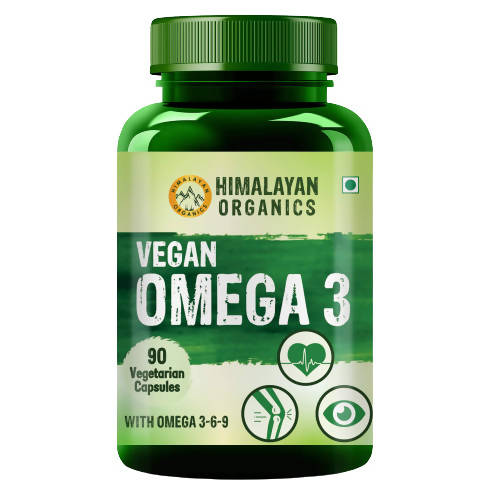 Himalayan Organics Vegan Omega 3 Vegetarian Capsules | Grocsy