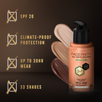 Max Factor Face Finity All Day Flawless 3 In 1 Foundation - 82 Deep Bronze | Grocsy