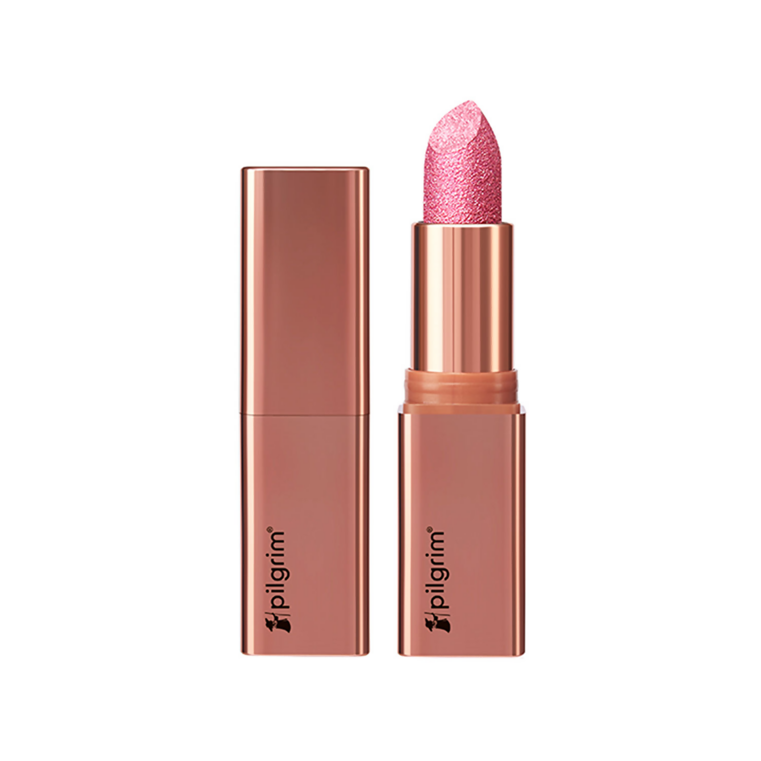 Pilgrim Glitter Lipstick With Matte Finish - Chic Haseena06 | Grocsy