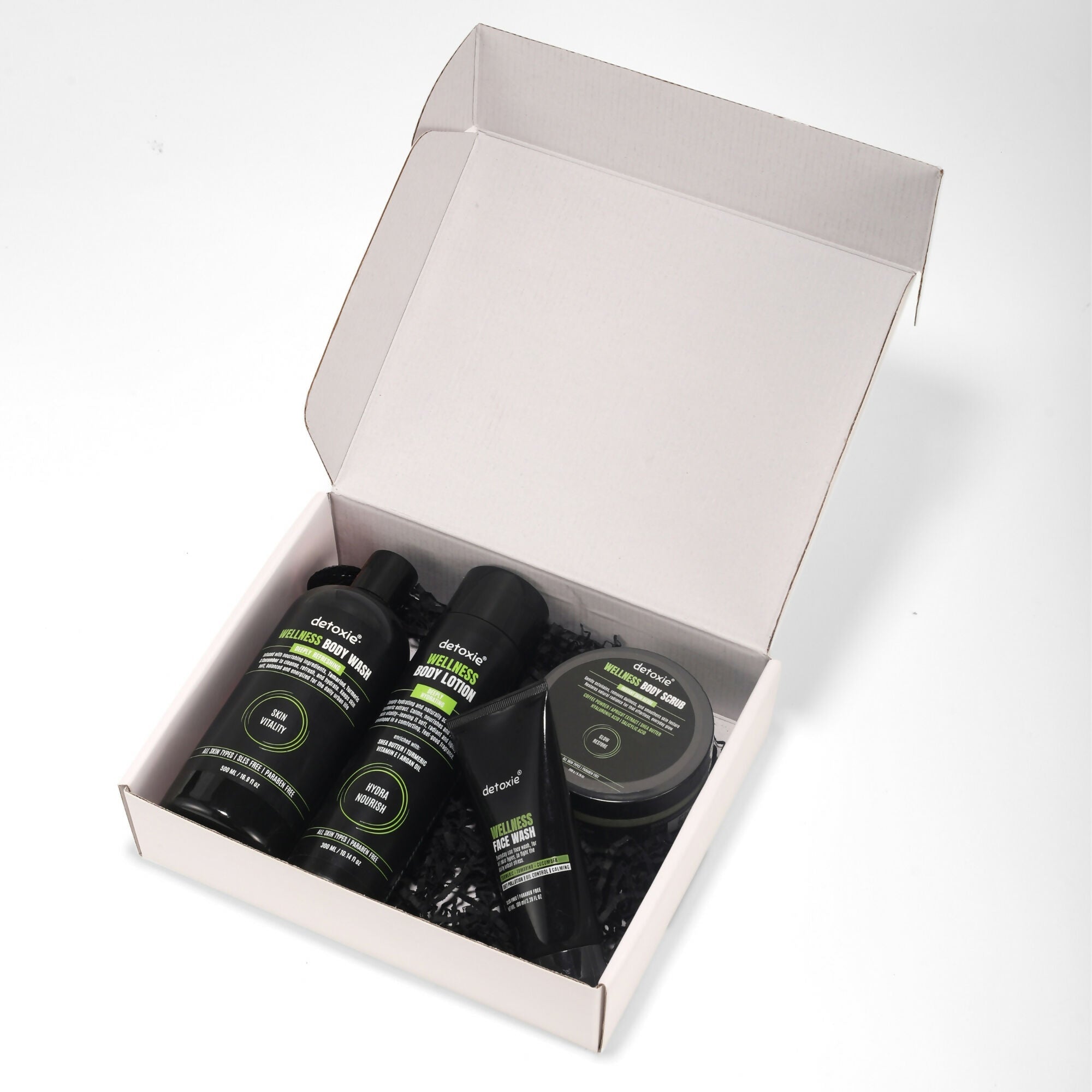 Detoxie Wellness Unisex Hydrating & Glow-Enhancing Bath & Body Essentials | Grocsy