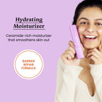 Foxtale Hydrating Ceramide Moisturizer With Hyaluronic Acid - Repairs Skin Barrier and Texture | Grocsy