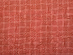 Peach Bandhani Silk Handloom Dupatta with Mango and Border Design - Global Threads | Grocsy