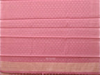 Peach Cut Work Cotton Silk Saree with All Over Banaras Design - Global Threads | Grocsy