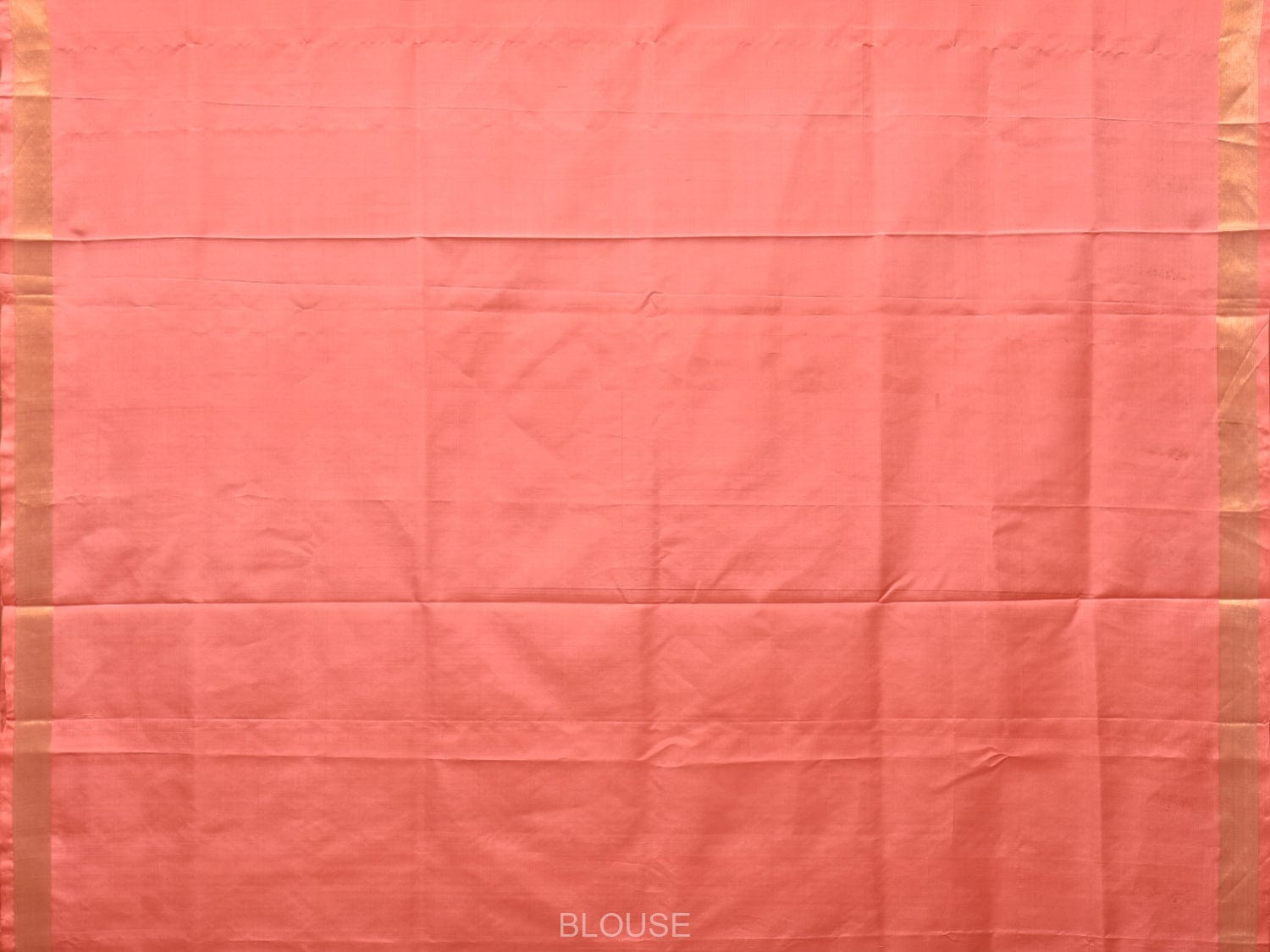 Peach Uppada Silk Handloom Saree with Birds and Floral Pallu Design - Global Threads | Grocsy
