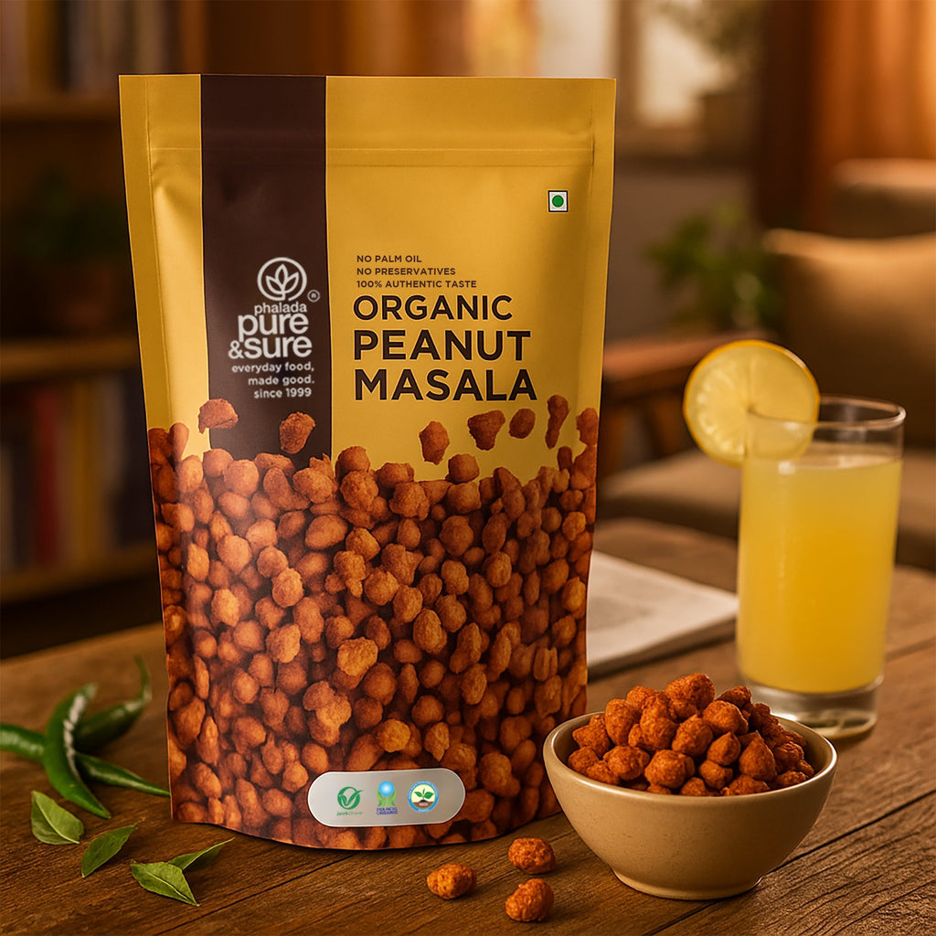 Pure & Sure Organic Peanut Masala | Grocsy
