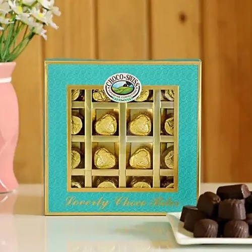 Premium Beads Rakhi & Box of Choco Swiss | Grocsy
