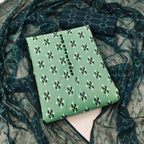 Sea Green Cotton Printed Unstitched Dress Material - Amara | Grocsy