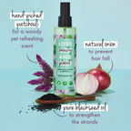 Love Beauty And Planet Onion Black Seed & Patchouli Hair Oil | Grocsy