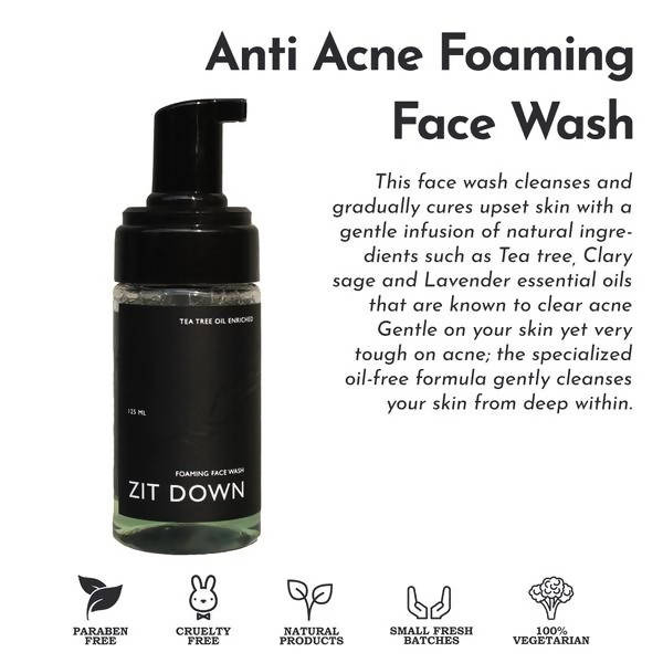 Enn Zitdown Anti Acne Foaming Face Wash | Grocsy