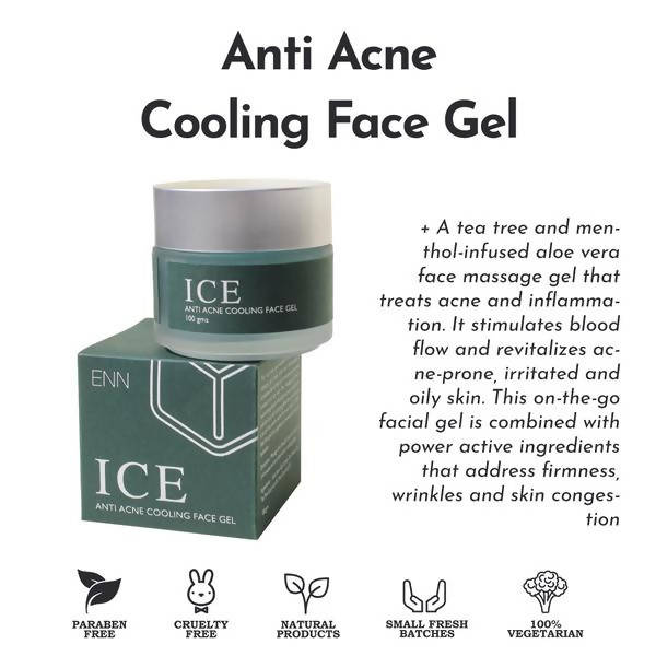 Enn Ice Anti Acne Cooling Face Gel | Grocsy