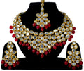 Joban Fashion Hand Made High Quality Gold Plated Base Metal Alloy Kundan Stone Studded Kundan Jewellery Set | Grocsy