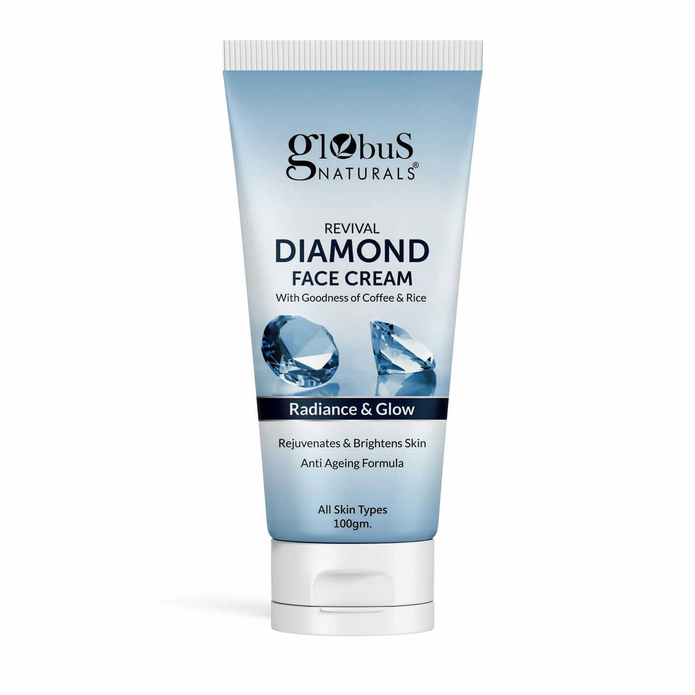 Globus Naturals Revival Diamond Face Cream, Suitable For All Skin Types | Grocsy