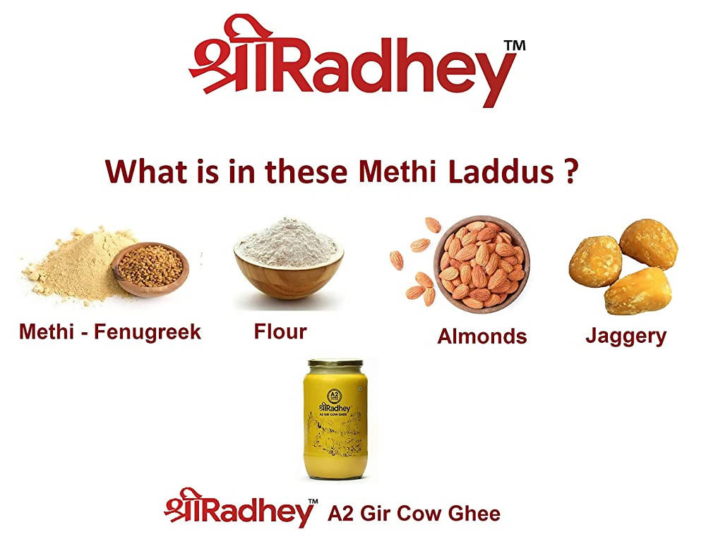 Shreeradhey Methi Laddu with Jaggery without Sugar | Grocsy