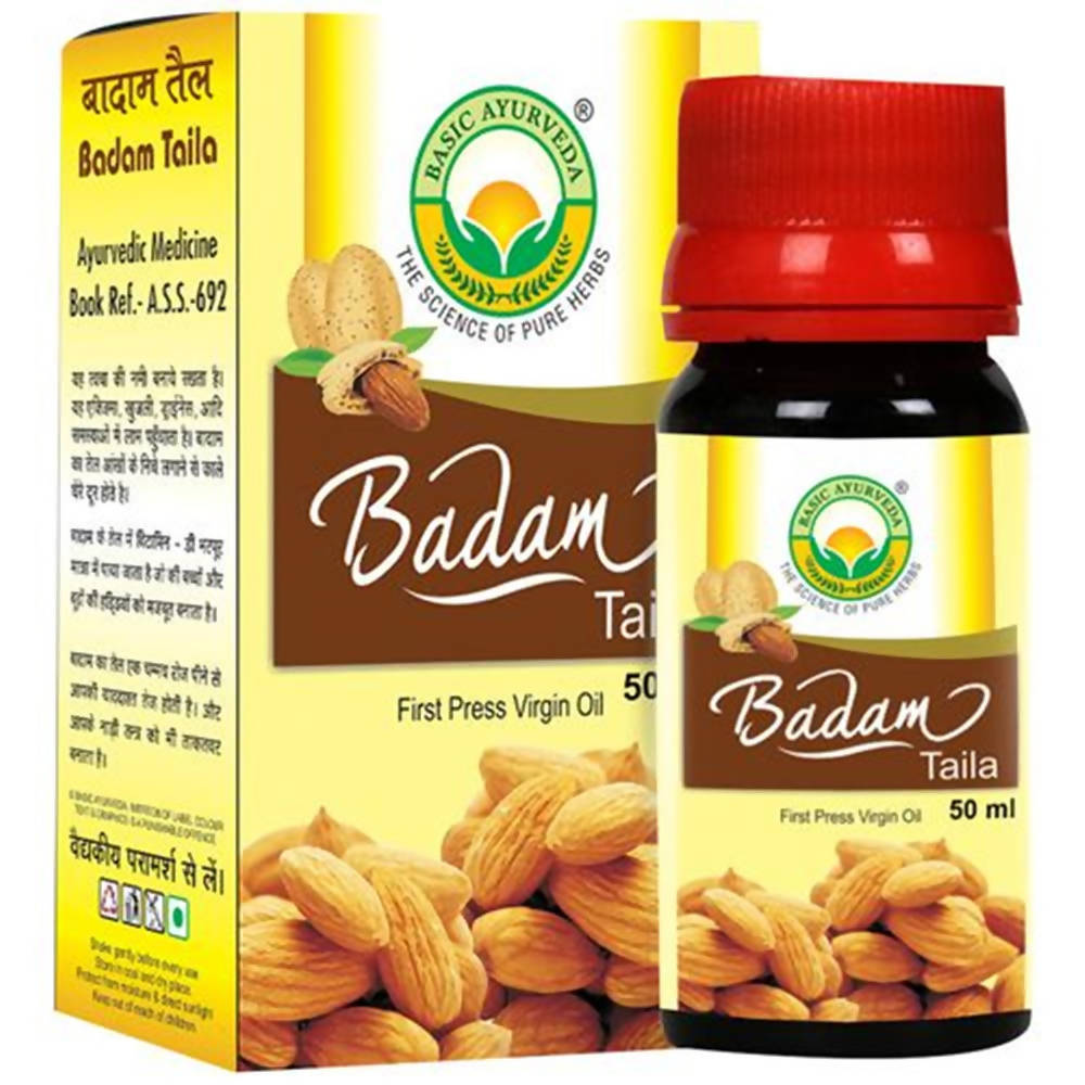 Basic Ayurveda Badam Taila | Grocsy