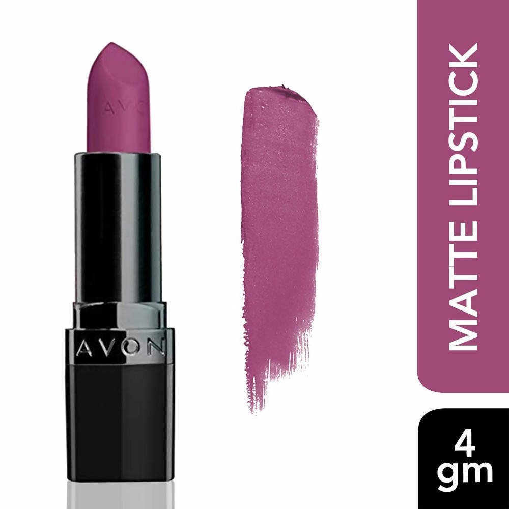 Avon True Color Perfectly Matte Lipstick - Hot Plum | Grocsy