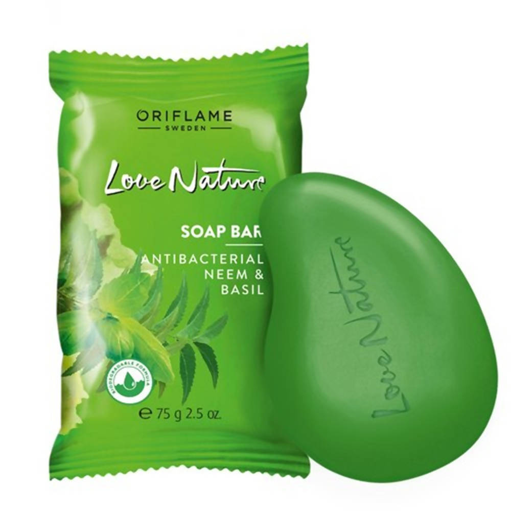 Oriflame Soap Bar - Antibacterial Neem & Basil | Grocsy