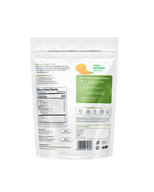 Moon Freeze Dried Mango Cubes | Grocsy