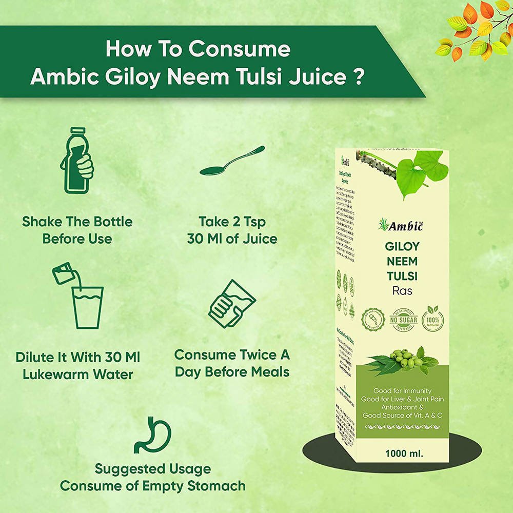 Ambic Giloy Neem Tulsi Ras | Grocsy