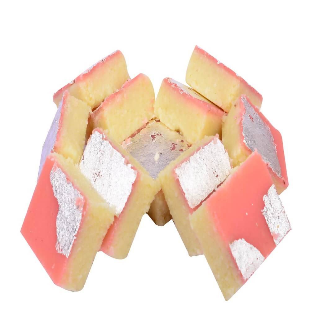 Nathu's Pink Coconut Burfi | Grocsy