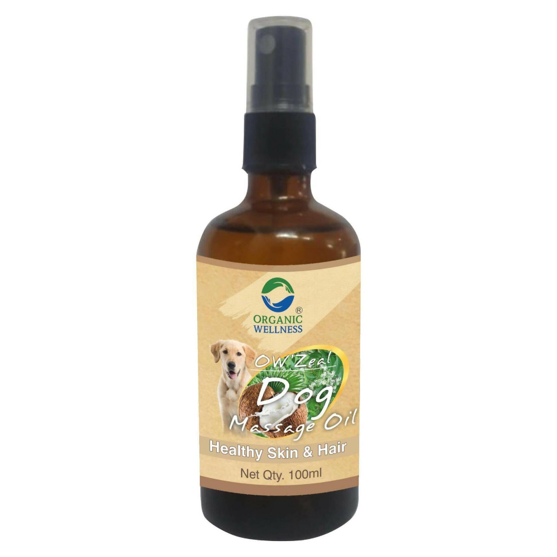 Organic Wellness Dog Massage Oil | Grocsy