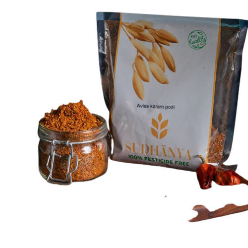 Sudhanya Organic Avisa Karam Podi (Flax Seeds Powder) | Grocsy