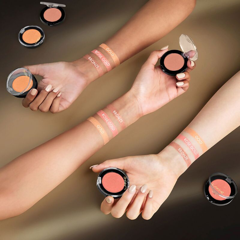 Lakme Face It Highlighter - Rose Gold | Grocsy