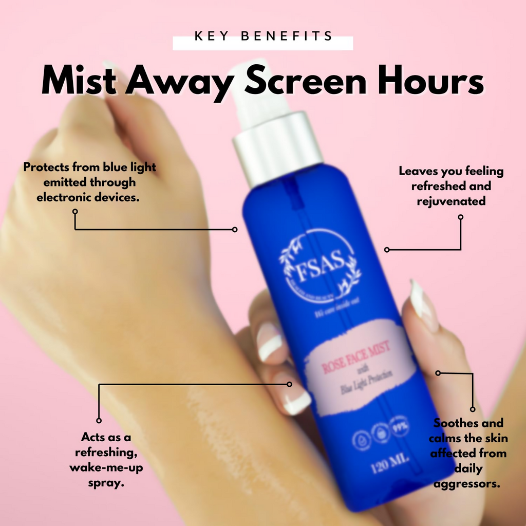 FSAS Health and Beauty 99% Plant Derived Rose Face Mist | Grocsy