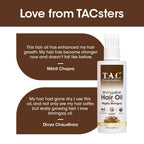 TAC - The Ayurveda Co. Bhringabali Hair Oil for Hairfall Control & Hair Growth with Bhringraj & Amla | Grocsy