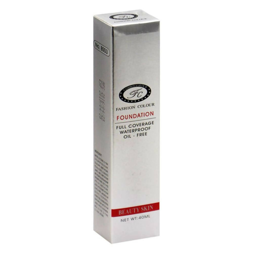 Fashion Colour Oil Free Full Coverage Waterproof Foundation-Shade 02 | Grocsy