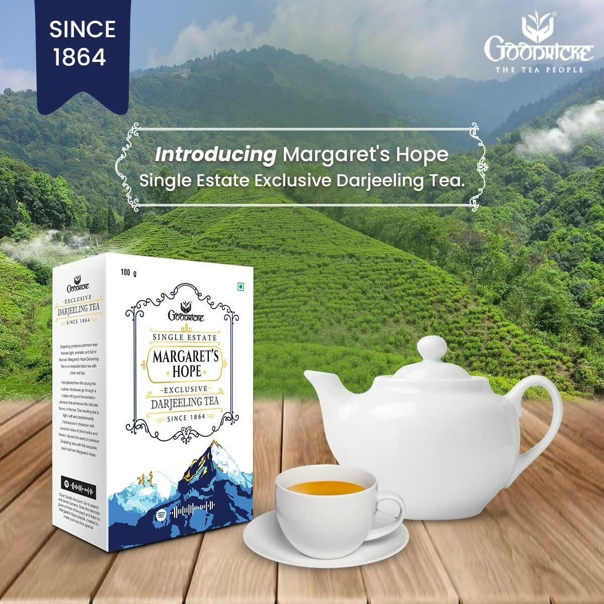 Goodricke Single Estate, Margaret’s Hope - Exclusive Darjeeling Tea | Grocsy