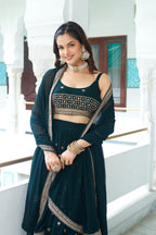 DEIANA'S Heavy Embroidery With Multi Work Lehenga Choli - Rama | Grocsy