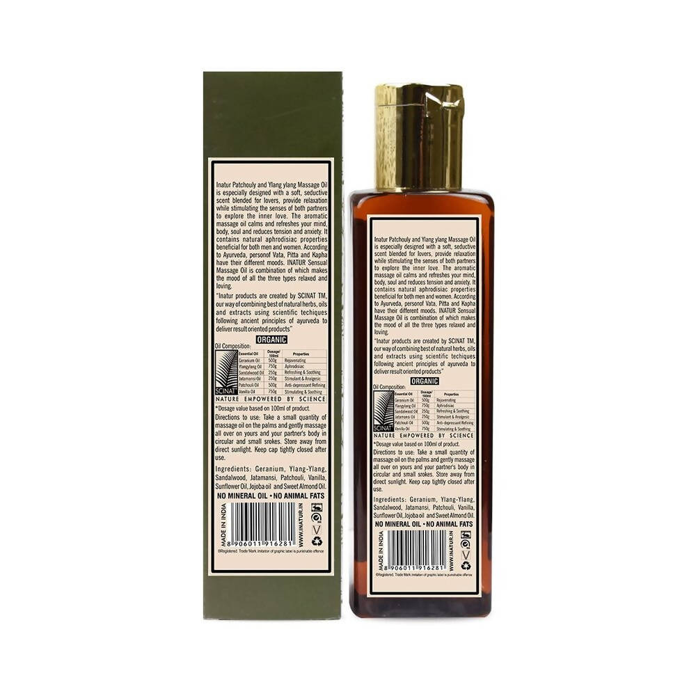Inatur Patchouly & Ylang Ylang Sensual Massage Oil | Grocsy